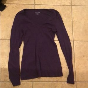 V neck long sleeve